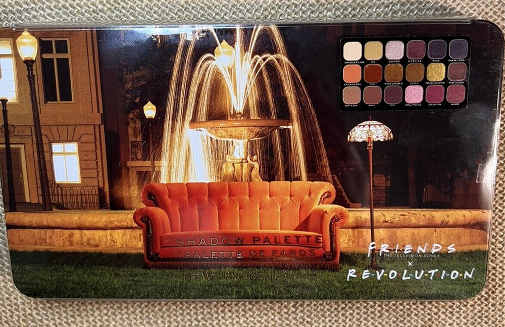 Revolution FRIENDS "Forever Flawless" Eyeshadow Palette- 18 Shades-NEW